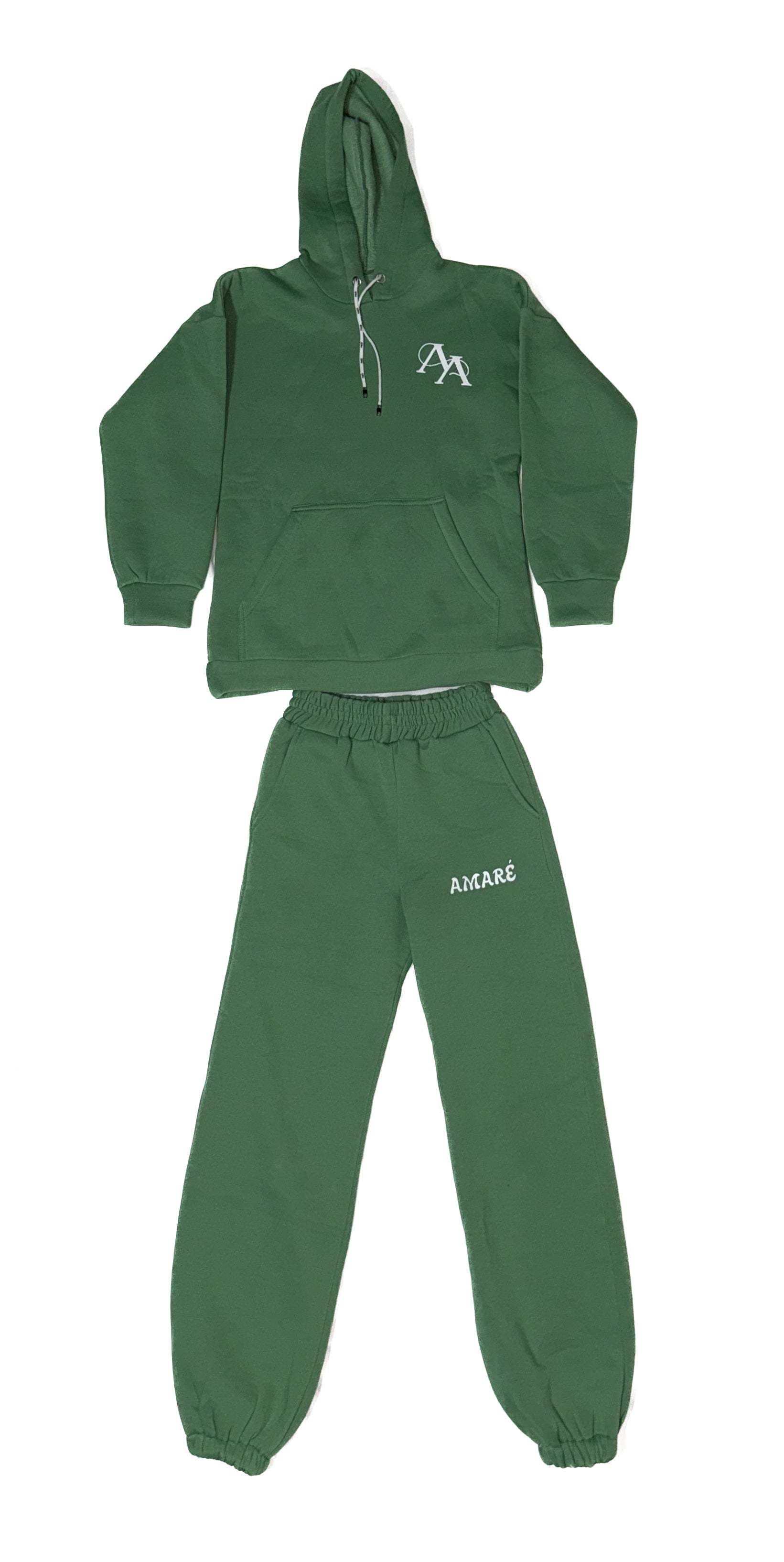 Sage Green cuffed Tracksuit