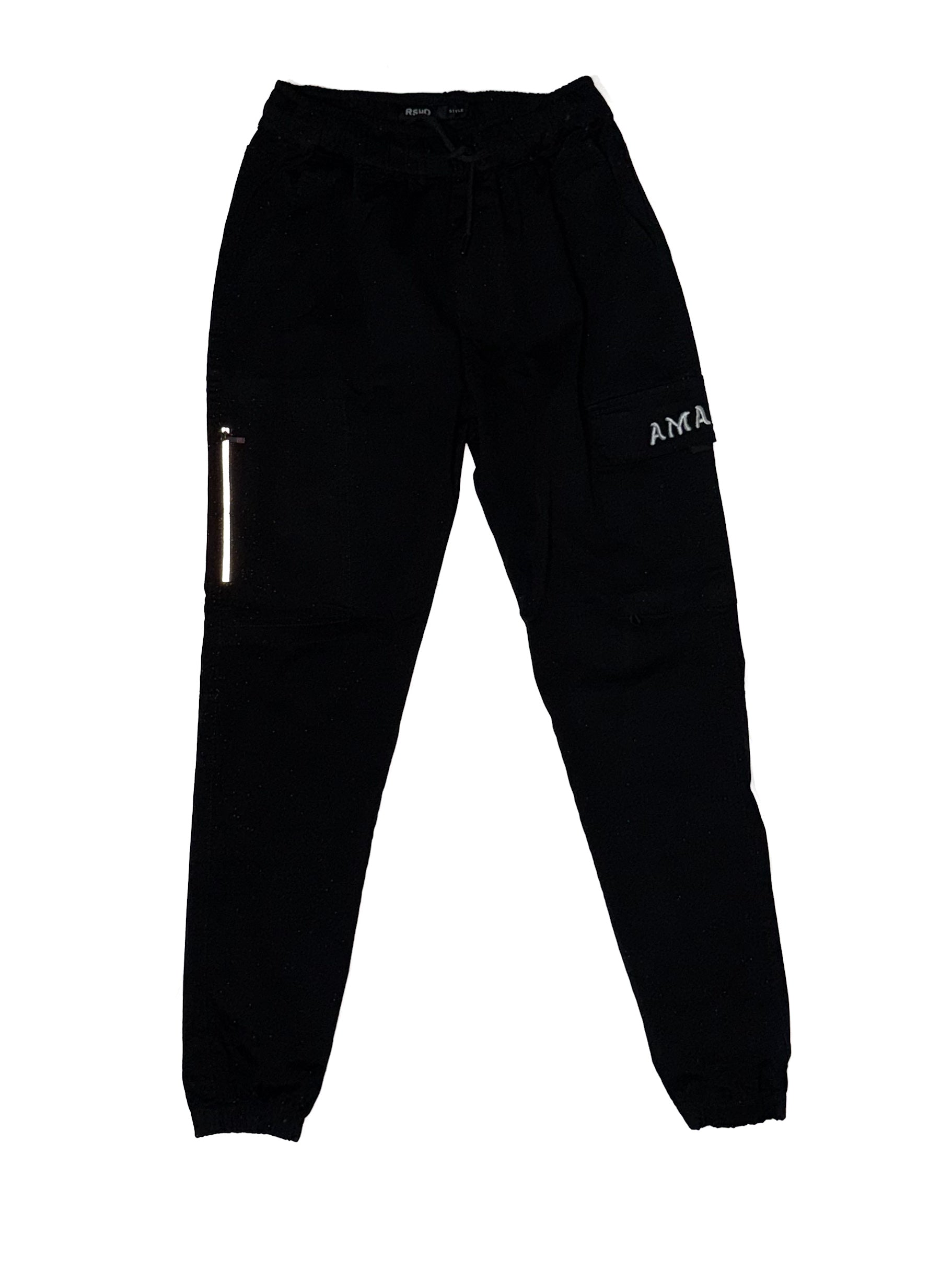 AMARÉ Embroidery Cargo Pants