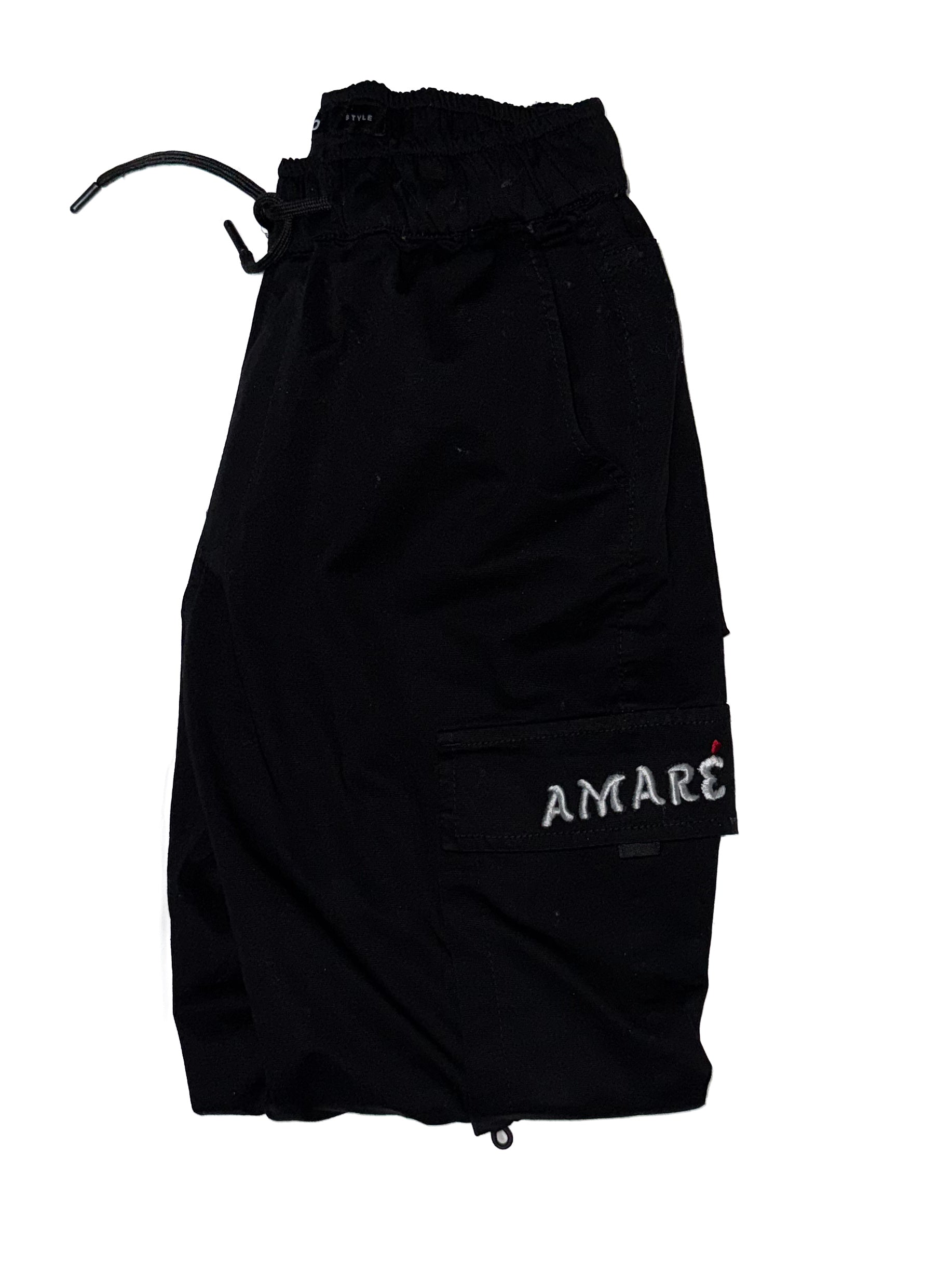 AMARÉ Embroidery Cargo Pants