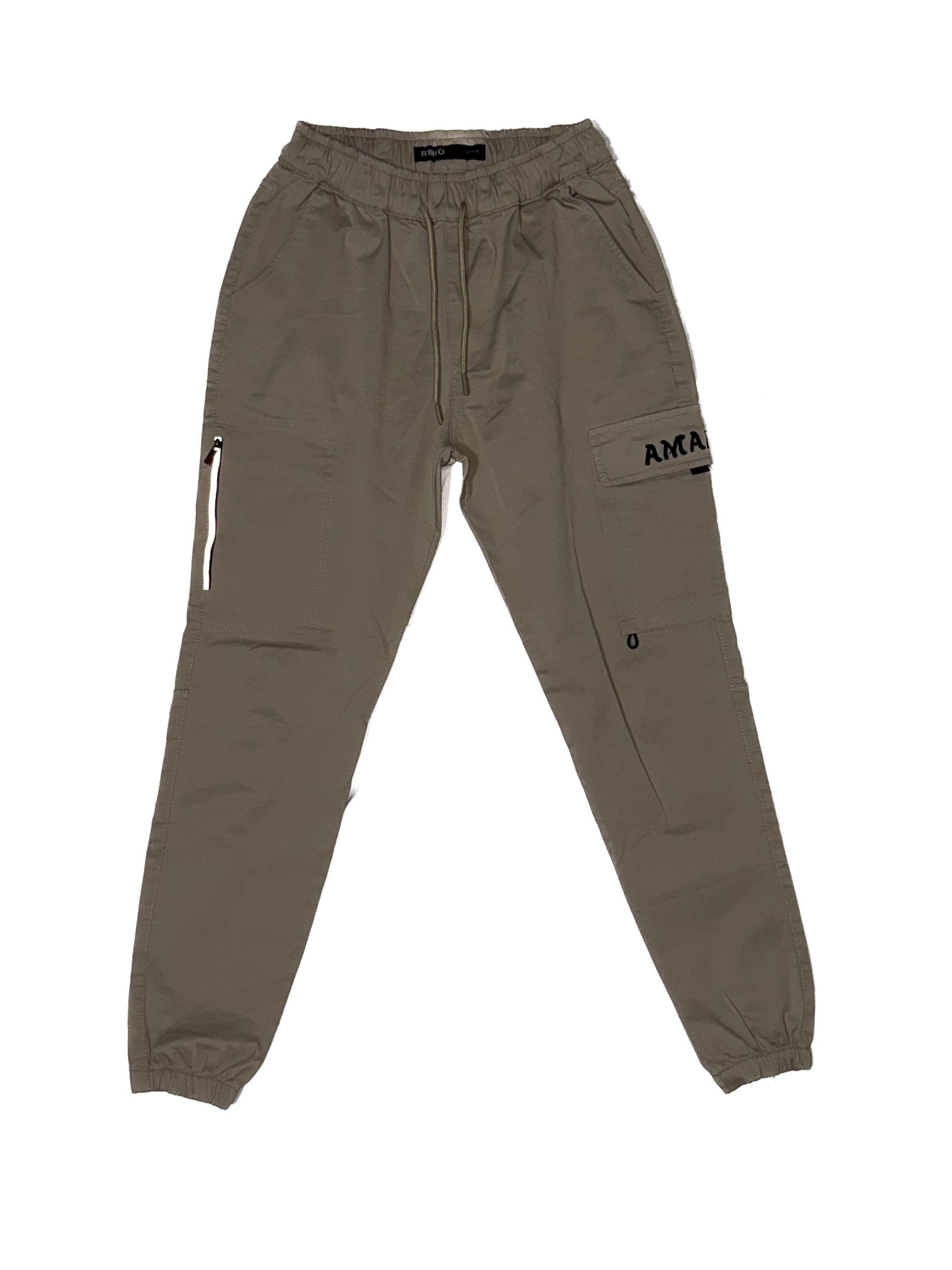 AMARÉ Embroidery Cargo Pants