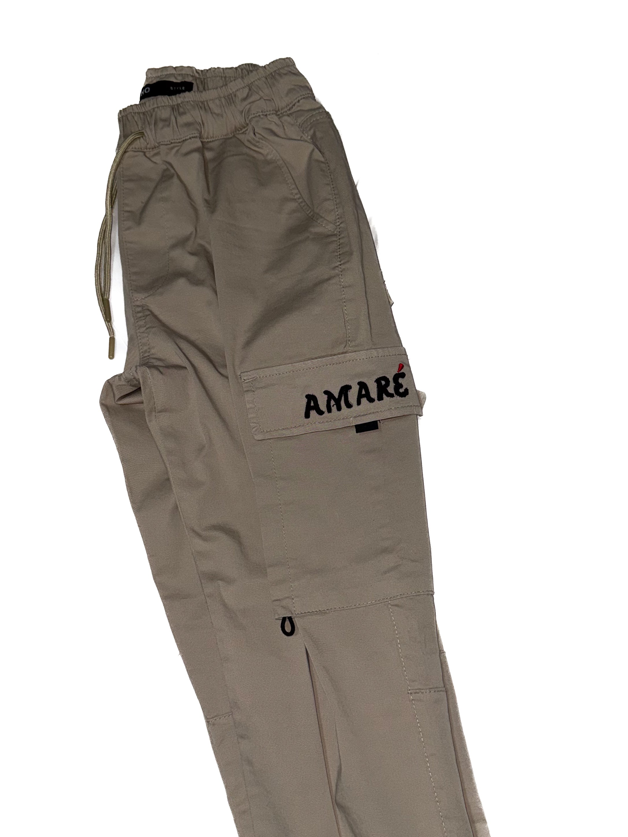AMARÉ Embroidery Cargo Pants
